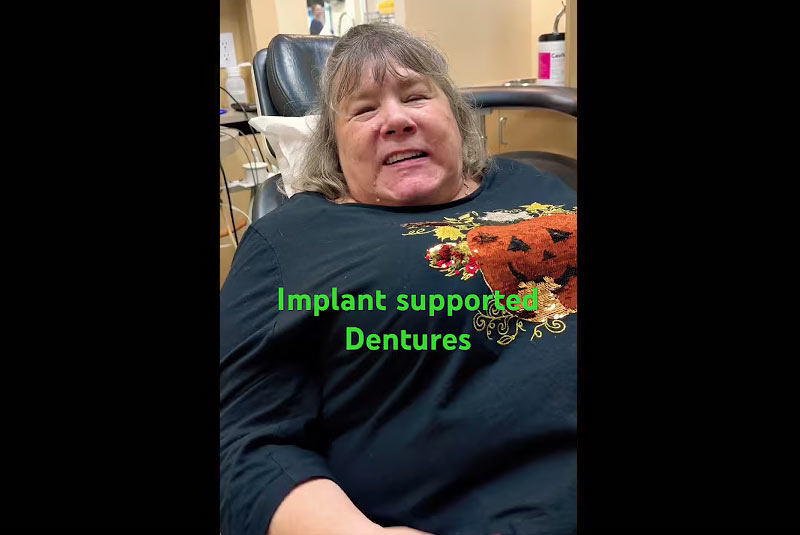 Tina Patient Story - Implant Supported Dentures